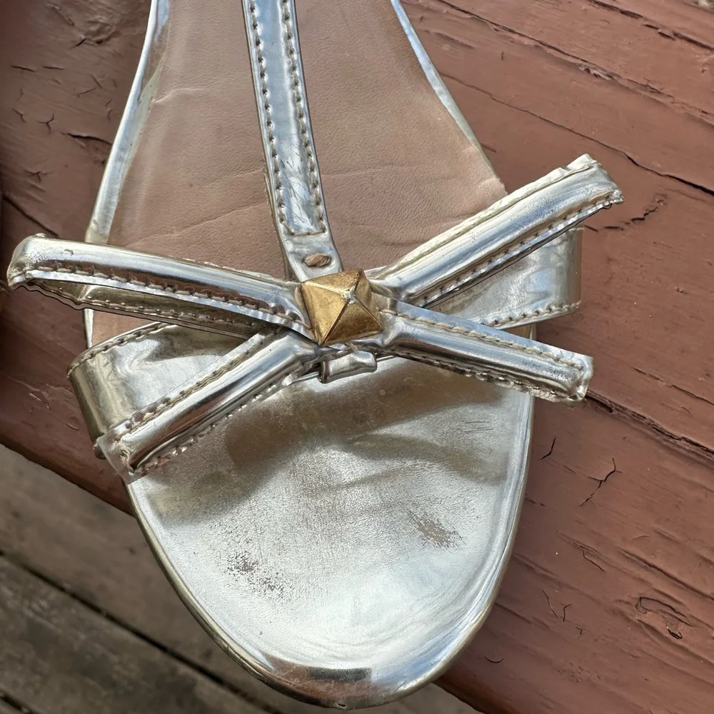 Kate Spade golden sandals